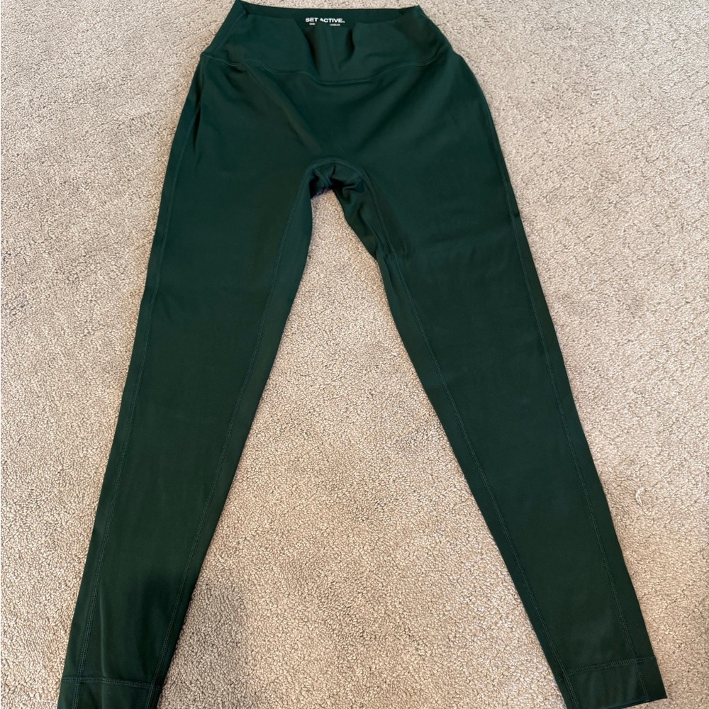 SET Active Forest Green Sport Leggings - Picture 5 of 5